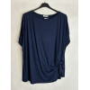 T-SHIRT CON NODO E DRAPPEGGIO
