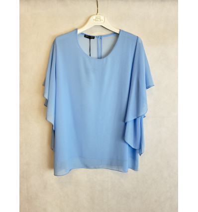 BLUSA IN GEORGETTE DOPPIATA