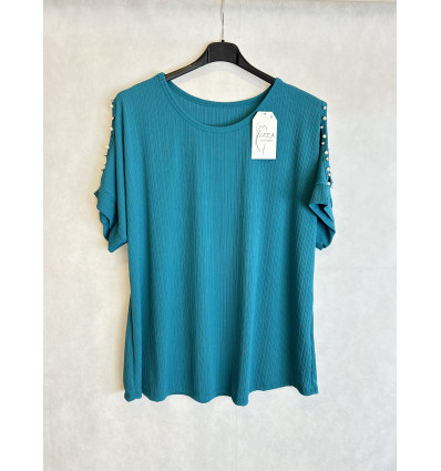 MAGLIA CON OBLO SU SPALLE