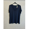 T-SHIRT SCOLLO A V IN PIZZO