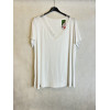 T-SHIRT SCOLLO A V IN PIZZO