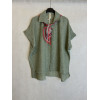 CAMICIA KABAN CON FOULARD