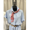 CAMICIA KABAN CON FOULARD