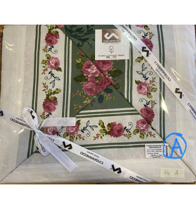 PARURE MATRIMONIALE IN COTONE