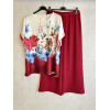COMPLETO MAGLIA FIORATA E PANTAPALAZZO