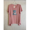 BLUSA STANOA ORSETTO JEANS E STRASS