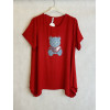 BLUSA STANOA ORSETTO JEANS E STRASS