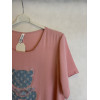 BLUSA STANOA ORSETTO JEANS E STRASS