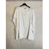 BLUSA PANNELLO RICAMATO A FILO