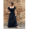 ABITO NERO BALZE IN PIZZO