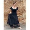 ABITO NERO BALZE IN PIZZO