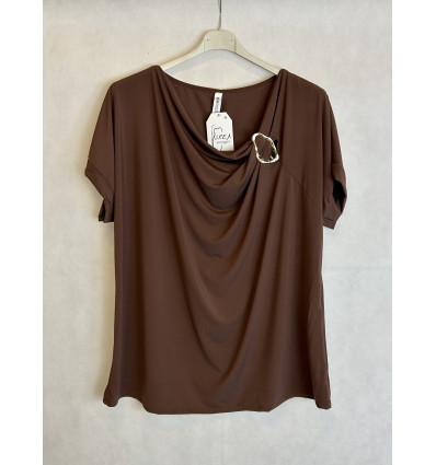 MAGLIA COLLO SCIALLATO ELEMENTO METALLICO