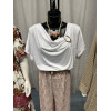 MAGLIA COLLO SCIALLATO ELEMENTO METALLICO