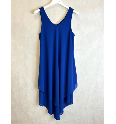ABITO IN GEORGETTE SCOLLO A V