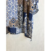 BLUSA BLU STAMPA ASTRATTA