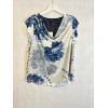 BLUSA COLLO SCIALLATO FANTASIA FIORE