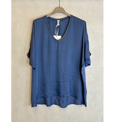 BLUSA IN RASO DI VISCOSA