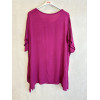 BLUSA INSERTI IN PIZZO E RICAMO A FILO