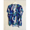 BLUSA FANTASIA ASTRATTA SCOLLO A V