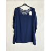BLUSA KABAN CON ROSONE SU SCHIENA