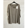 BLUSA KABAN CON ROSONE SU SCHIENA