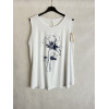 CANOTTA STAMPA FIORE STRASS