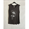 CANOTTA STAMPA FIORE STRASS