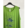 CANOTTA STAMPA FIORE STRASS