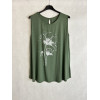 CANOTTA STAMPA FIORE STRASS
