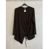 MAGLIA MILLERIGHE CON DRAPPEGGIO