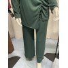 PANTALONE MILLERIGHE CON ELASTICO IN VITA