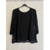 BLUSA RETATA DOPPIATA IN JERSEY
