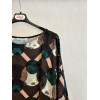 BLUSA MOKA STAMPA BOLLE