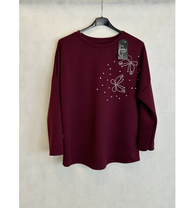 MAGLIA FARFALLE DI PERLE