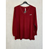 MAGLIA SCOLLO A V CON PIZZO