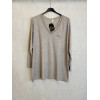 MAGLIA SCOLLO A V CON PIZZO