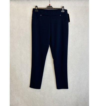 PANTALONE A SIGARETTA IN CREPE ELASTICIZZATO