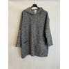 GIACCONE TESSUTO BOUCLE CON CAPPUCCIO