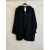 GIACCONE TESSUTO BOUCLE CON CAPPUCCIO