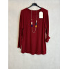 MAGLIA LUREX CON COLLANA
