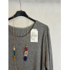 MAGLIA LUREX CON COLLANA