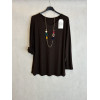 MAGLIA LUREX CON COLLANA