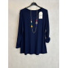 MAGLIA LUREX CON COLLANA