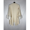 CARDIGAN APERTO POLSI ECOPELLICCIA