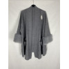 CARDIGAN APERTO POLSI ECOPELLICCIA