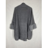 CARDIGAN APERTO POLSI ECOPELLICCIA