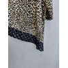 MAGLIA ANIMALIER PUNTA ASIMMETRICA