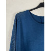 MAGLIA BORCHIETTE SU MANICHE