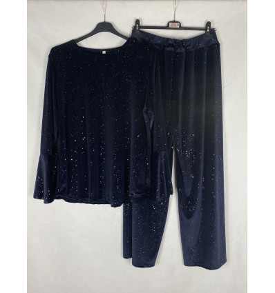 COMPLETO CINIGLIA SPALMATO LUREX