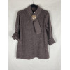 MAGLIA COLLO CON SCIARPINA